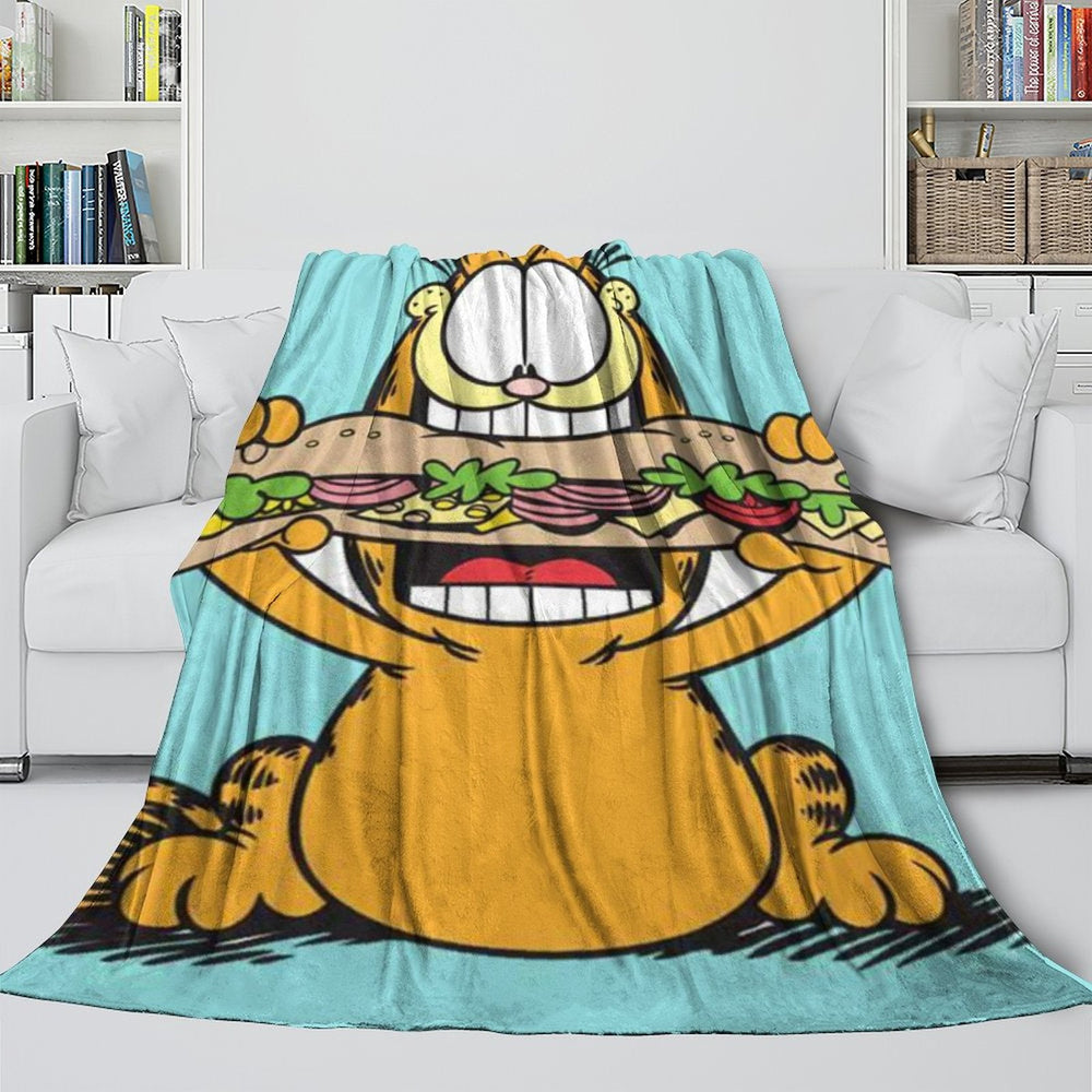 Garfield Blanket Flannel Throw Room Decoration (Online Order Only)