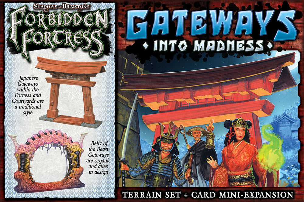 Shadows of Brimstone: Forbidden Fortress - Gateways Into Madness (Terrain and Card Expansion) (ONLINE ORDER ONLY)