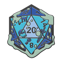 Gelatinous D20 Dice Die - Hard Enamel Adventure Dice Pin Metal by Norse Foundry (ONLINE ORDER ONLY)