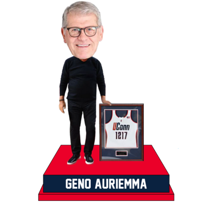 Coach Geno Auriemma UConn Huskies Win Record Bobbleheads (Presale) (ONLINE ORDER ONLY)