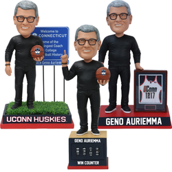 Coach Geno Auriemma UConn Huskies Win Record Bobbleheads (Presale) (ONLINE ORDER ONLY)