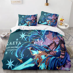 Genshin Impact Bedding Set Quilt Cover Without Filler (Online Order Only)