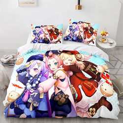 Genshin Impact Bedding Set Quilt Cover Without Filler (Online Order Only)