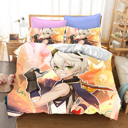 Genshin Impact Cosplay Bedding Set Quilt Covers Without Filler (Online Order Only)