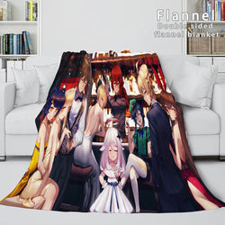 Genshin Impact Flannel Caroset Throw Cosplay Blanket (Online Order Only)