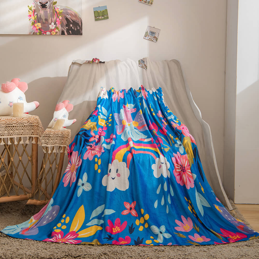 Genshin Impact Flannel Caroset Throw Cosplay Blanket (Online Order Only)