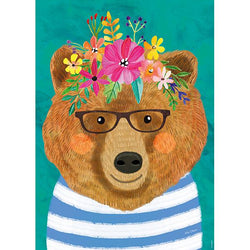 Gentle Bruin Floral Friends 1000 Piece Jigsaw Puzzle Heye (ONLINE ORDER ONLY)