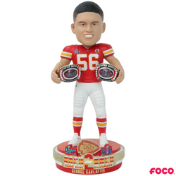 Kansas City Chiefs Super Bowl LVIII 58 Champions Bobbleheads (ONLINE ORDER ONLY)