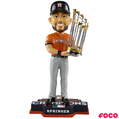 Houston Astros 2017 World Series Champions Orange Jersey Bobbleheads (ONLINE ORDER ONLY)