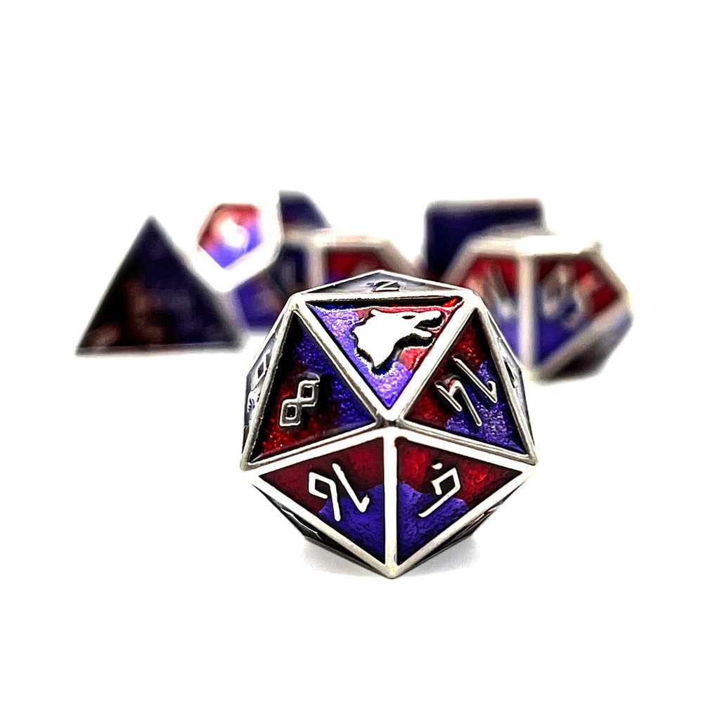 Geri - Norse Themed Metal Dice Set (Online Only)