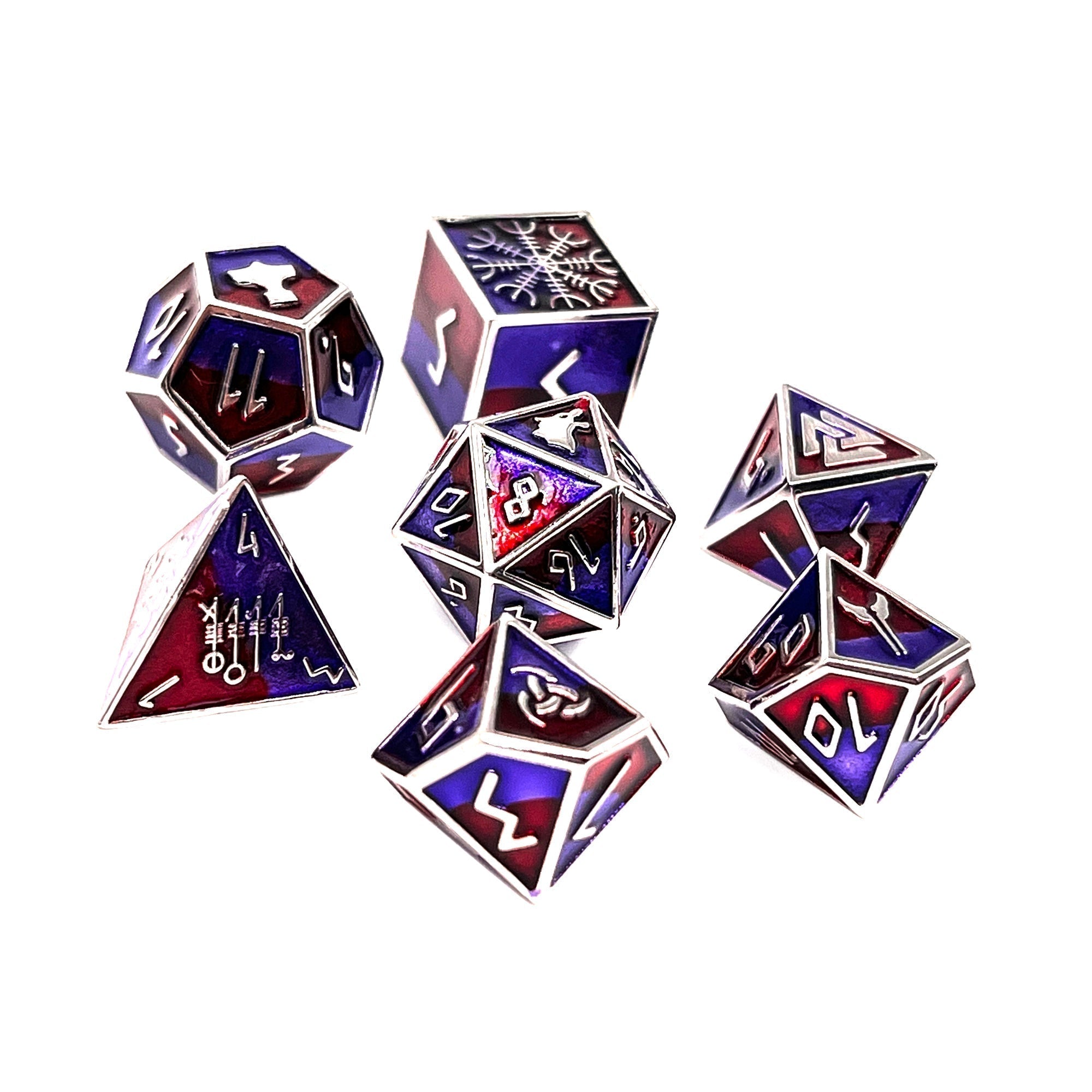 Geri - Norse Themed Metal Dice Set (Online Only)