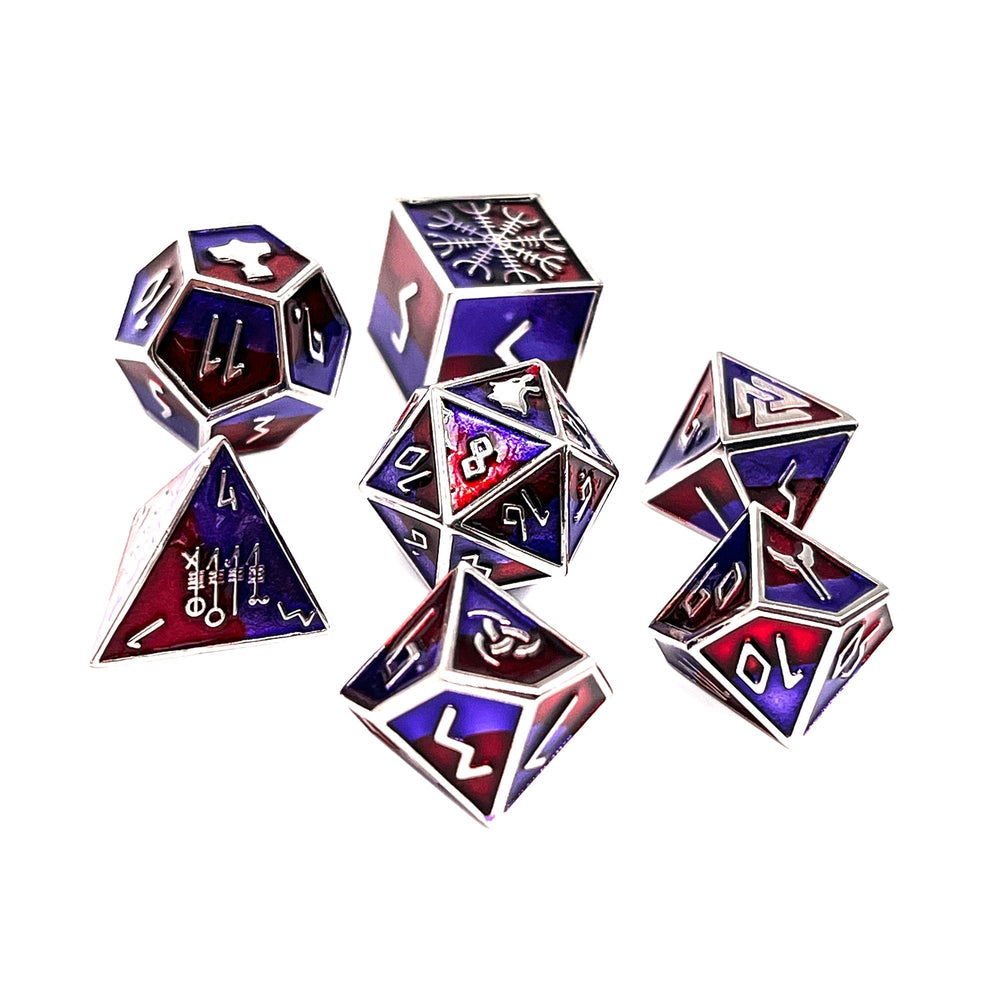 Geri - Norse Themed Metal Dice Set (Online Only)
