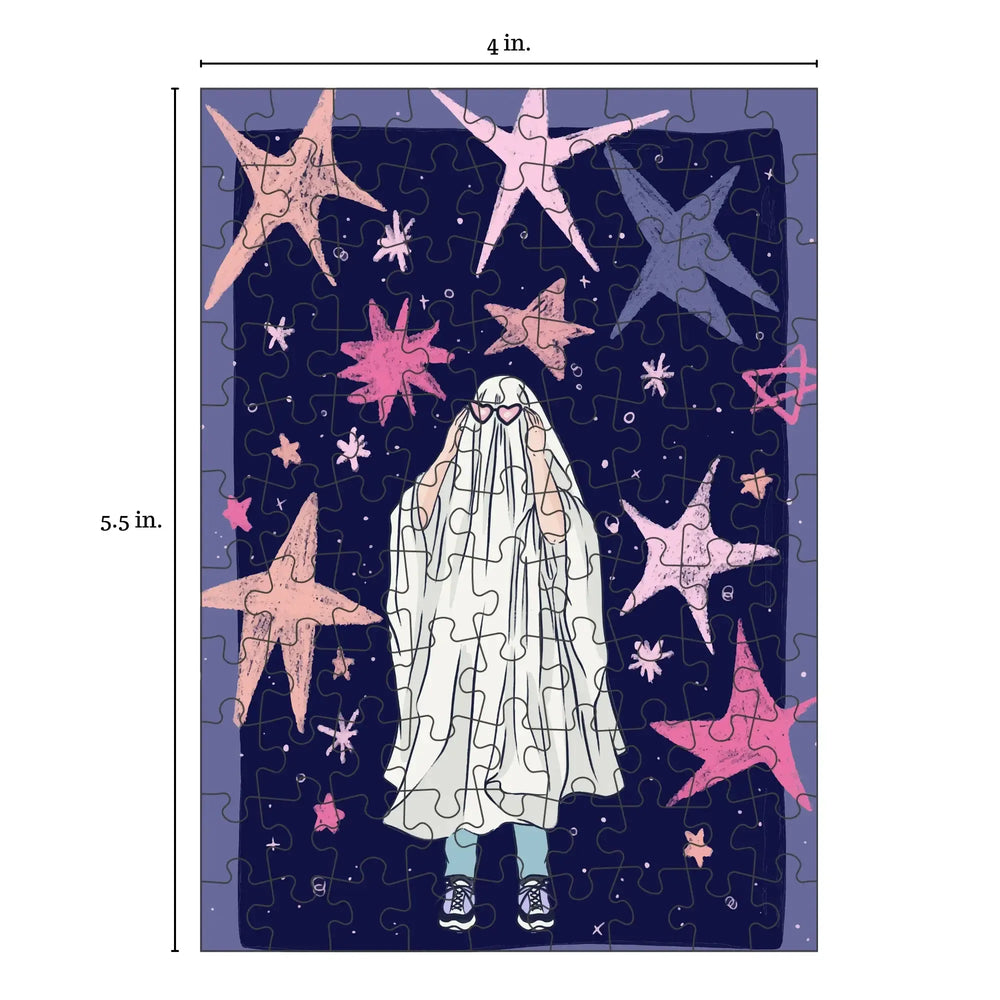 Ghost 99 Piece Mini Jigsaw Puzzle Puzzledly (ONLINE ORDER ONLY)
