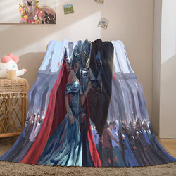 Ghost Blade Cosplay Flannel Fleece Blanket (Online Order Only)