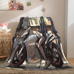 Ghost Blade Cosplay Flannel Fleece Blanket (Online Order Only)