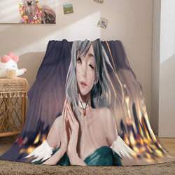Ghost Blade Cosplay Flannel Fleece Blanket (Online Order Only)