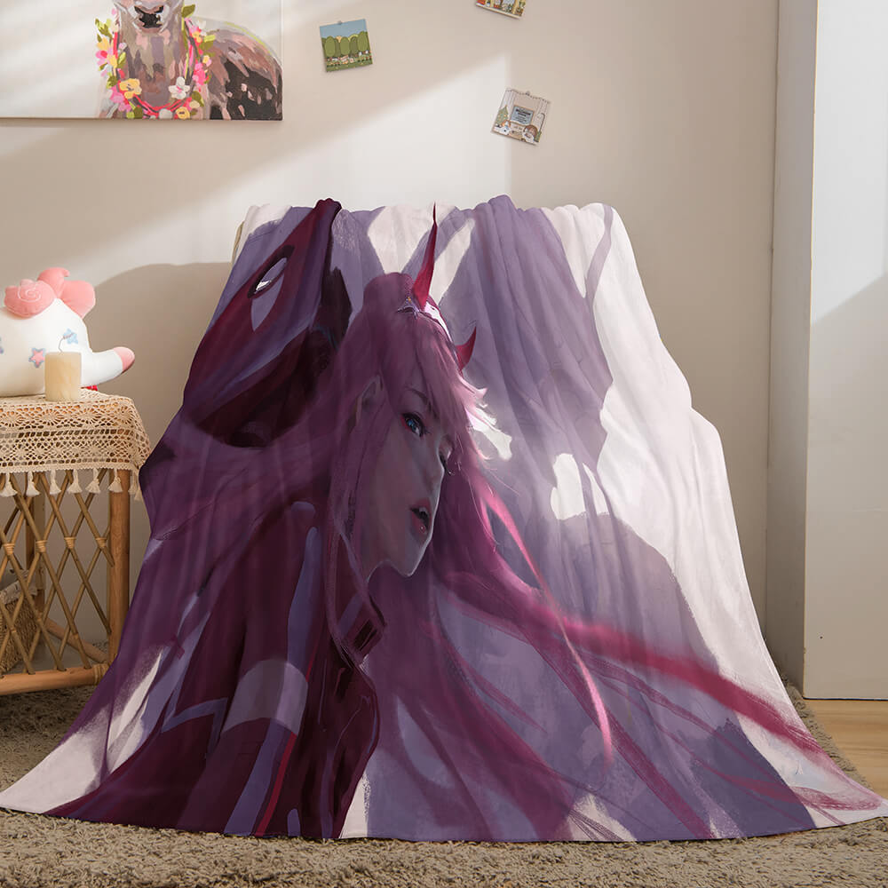 Ghost Blade Cosplay Flannel Fleece Blanket (Online Order Only)