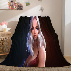 Ghost Blade Cosplay Flannel Fleece Blanket (Online Order Only)