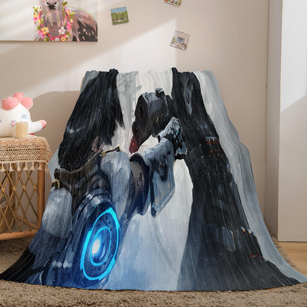 Ghost Blade Cosplay Flannel Fleece Blanket (Online Order Only)