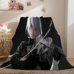 Ghost Blade Cosplay Flannel Fleece Blanket (Online Order Only)