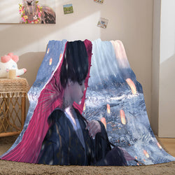 Ghost Blade Cosplay Flannel Fleece Blanket (Online Order Only)