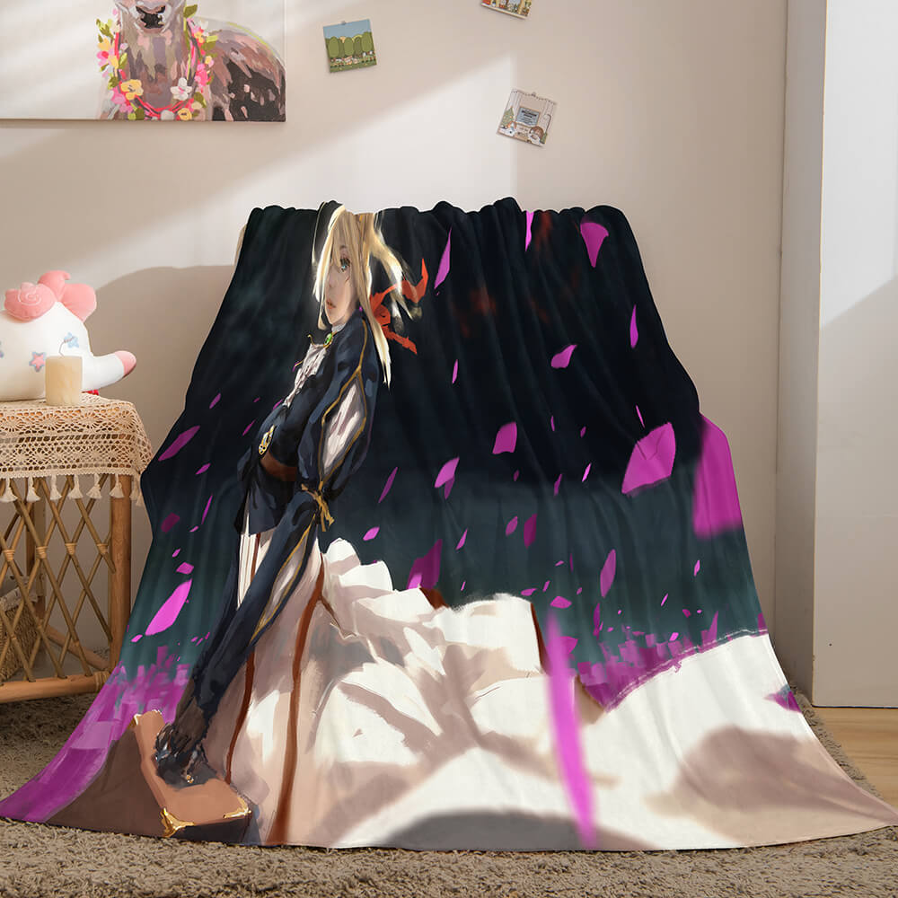 Ghost Blade Cosplay Flannel Fleece Blanket (Online Order Only)