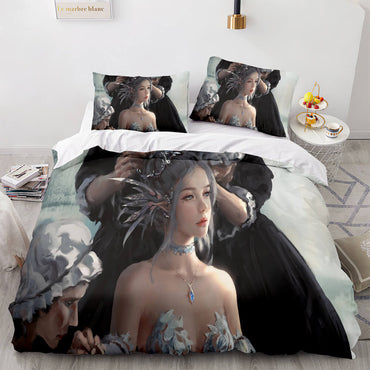 Ghost Knife Cosplay Bedding Sets Quilt Covers Without Filler (Online Order Only)