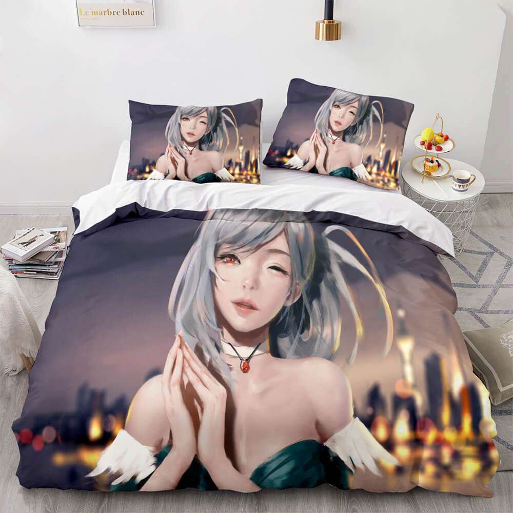 Ghost Knife Cosplay Bedding Sets Quilt Covers Without Filler (Online Order Only)