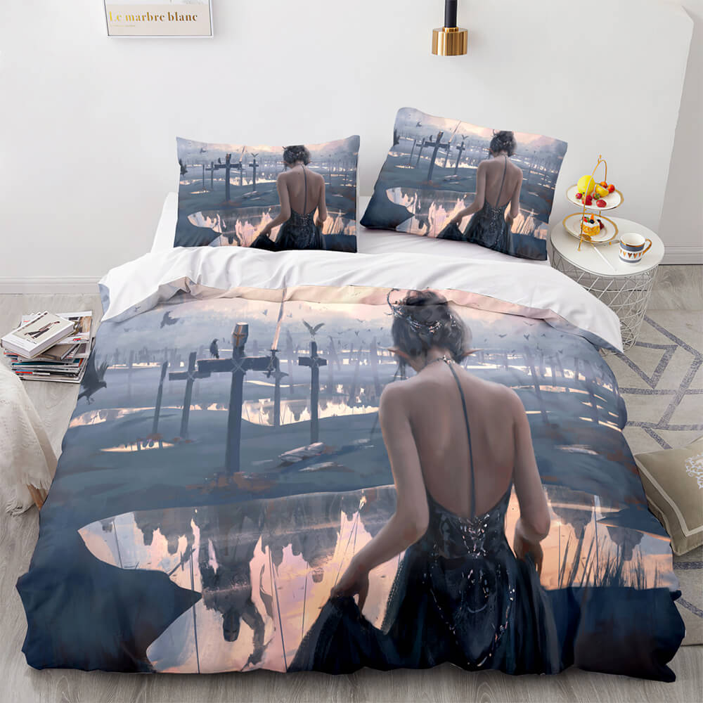 Ghost Knife Cosplay Bedding Sets Quilt Covers Without Filler (Online Order Only)