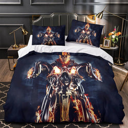 Ghost Rider Duvet Cover Kids Room Bedding Set Without Filler (ONLINE ORDER ONLY)