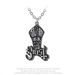 Ghost Papa Emeritus Metal Pendant Necklace (Online Order Only)