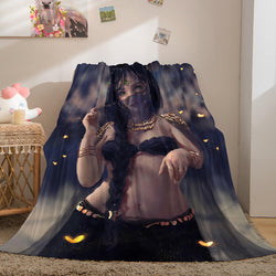 Game Ghost Blade Cosplay Flannel Fleece Blanket (Online Order Only)