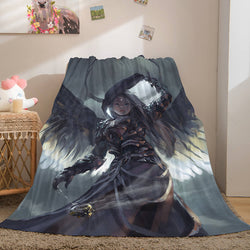 Game Ghost Blade Cosplay Flannel Fleece Blanket (Online Order Only)