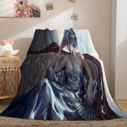 Game Ghost Blade Cosplay Flannel Fleece Blanket (Online Order Only)