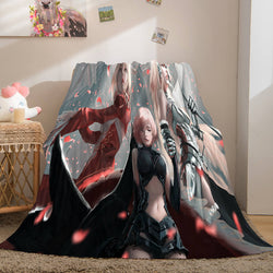Game Ghost Blade Cosplay Flannel Fleece Blanket (Online Order Only)