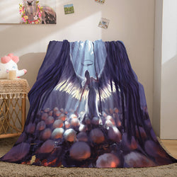 Game Ghost Blade Cosplay Flannel Fleece Blanket (Online Order Only)