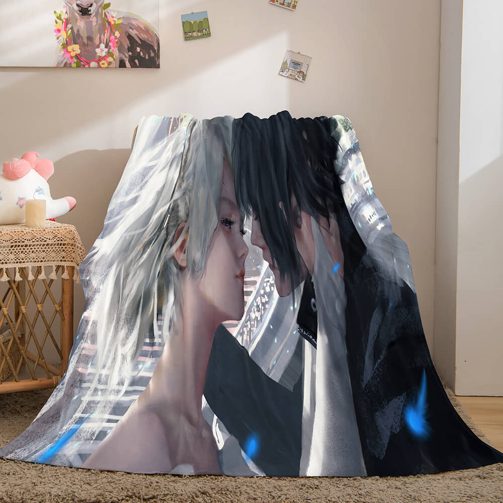 Game Ghost Blade Cosplay Flannel Fleece Blanket (Online Order Only)
