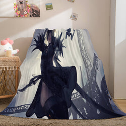 Game Ghost Blade Cosplay Flannel Fleece Blanket (Online Order Only)