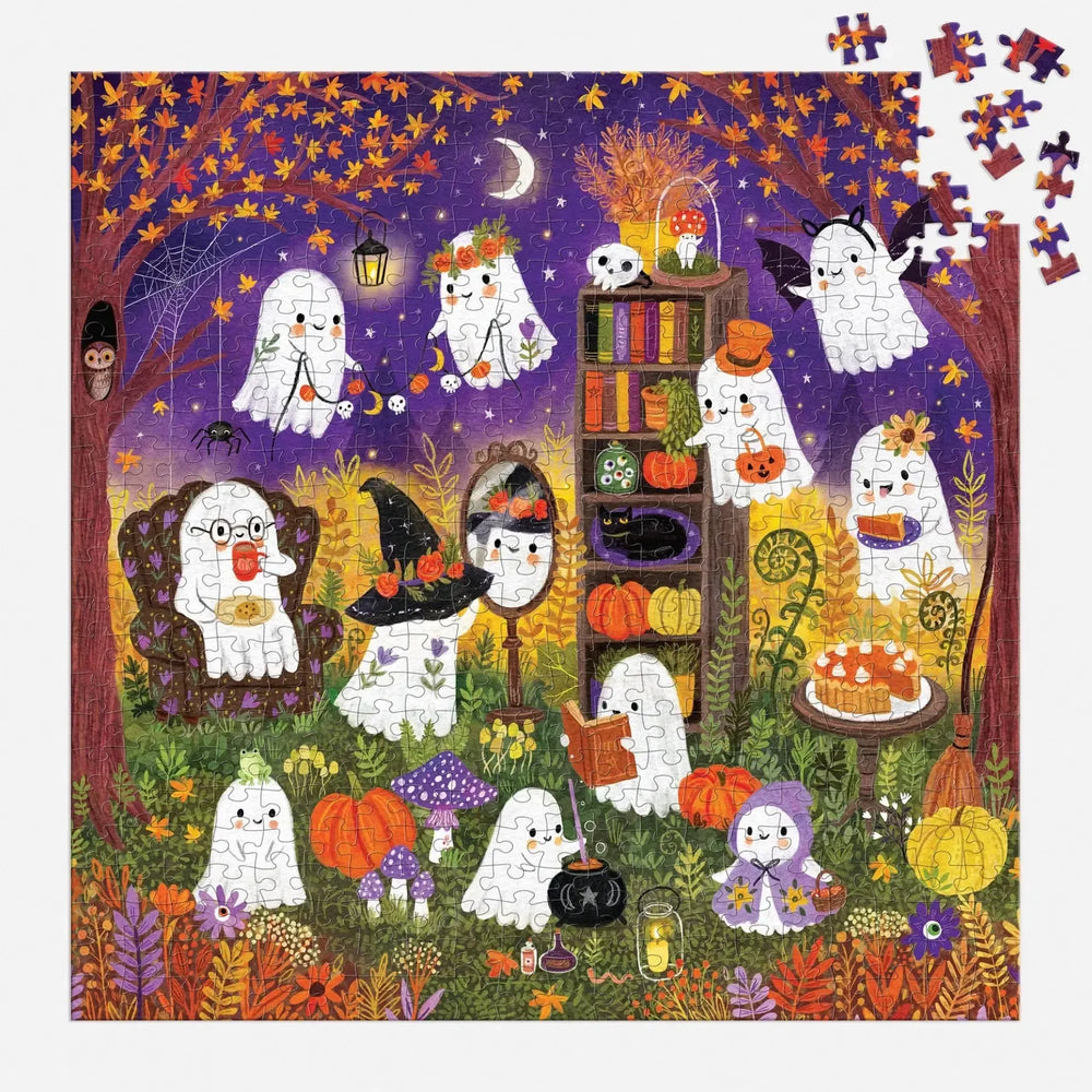 Ghostly Gathering 500 Piece Jigsaw Puzzle Mudpuppy (ONLINE ORDER ONLY)