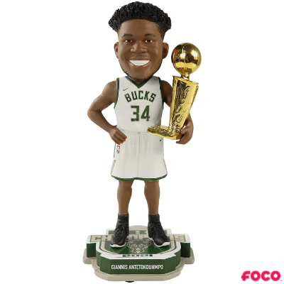 Milwaukee Bucks 2021 NBA Champions Bobbleheads (ONLINE ORDER ONLY)