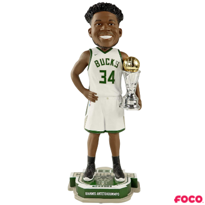 Milwaukee Bucks 2021 NBA Champions Bobbleheads (ONLINE ORDER ONLY)