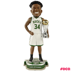 Milwaukee Bucks 2021 NBA Champions Bobbleheads (ONLINE ORDER ONLY)