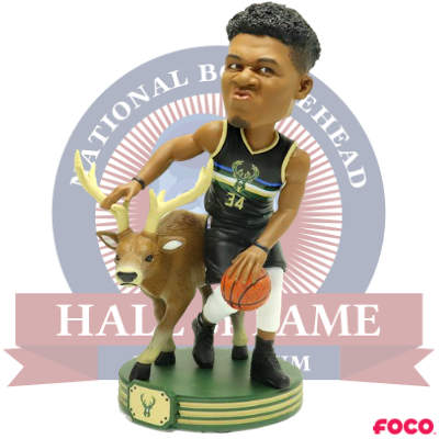 Giannis Antetokounmpo Milwaukee Bucks Deer Bobblehead (ONLINE ORDER ONLY)