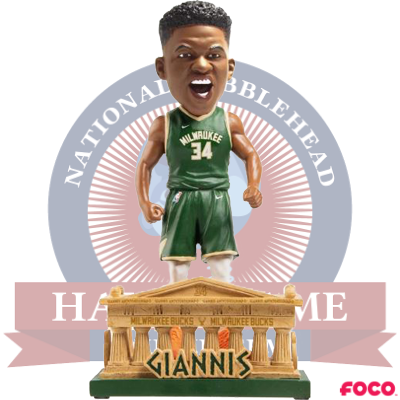 Giannis Antetokounmpo Milwaukee Bucks Parthenon Bobblehead (ONLINE ORDER ONLY)