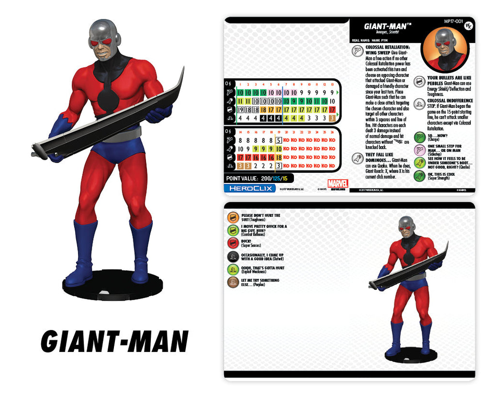 HeroClix: Marvel Giant-Man Con Exclusive (ONLINE ORDER ONLY)