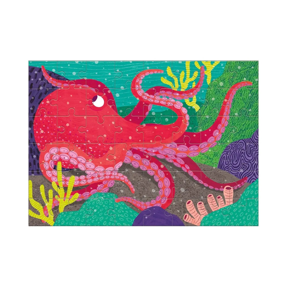 Giant Pacific Octopus 48 Piece Mini Jigsaw Puzzle Mudpuppy (ONLINE ORDER ONLY)