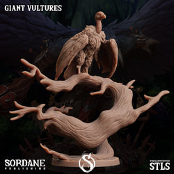 3D Printed Sordane Publishing Giant Vultures Set Burrows Below 28 32mm D&D (Online Only)