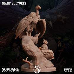 3D Printed Sordane Publishing Giant Vultures Set Burrows Below 28 32mm D&D (Online Only)