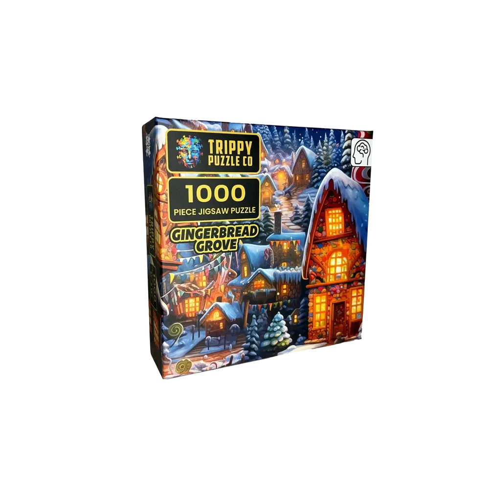 Gingerbread Grove 1000 Piece Jigsaw Puzzle Trippy (ONLINE ORDER ONLY)