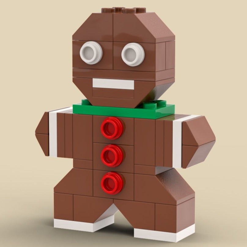 Gingerbread Man - Custom Set made using LEGO parts (Online Order Only)